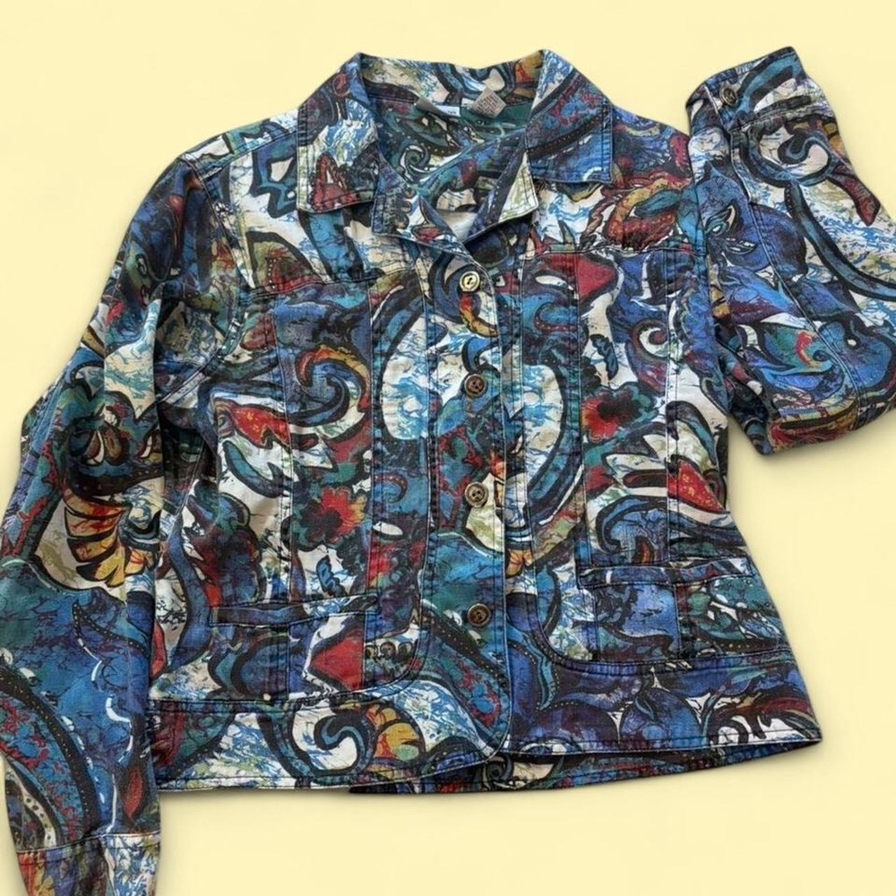 Linen Cotton Chico 90's Jacket